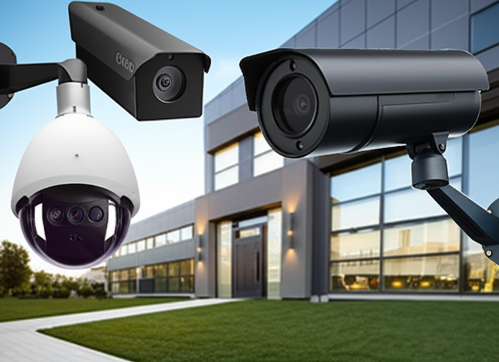 Professional CCTV security camera installation